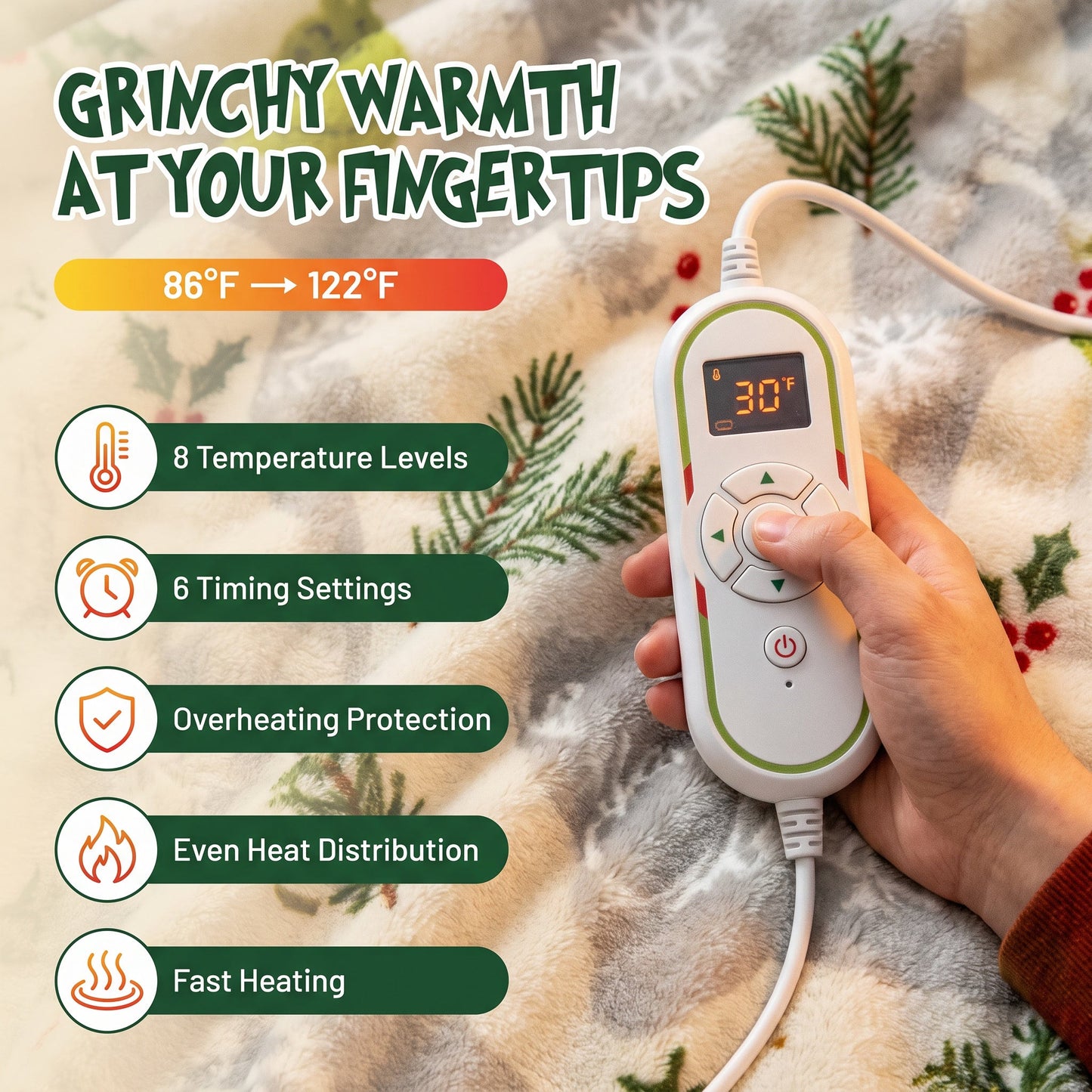 The Heated Wearable Blanket