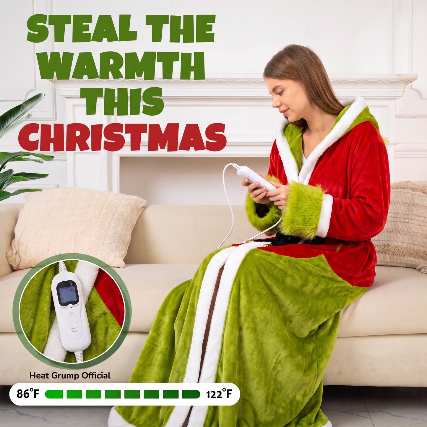 The Heated Wearable Blanket